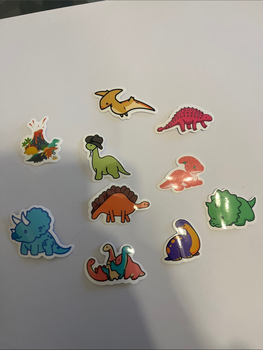 Cute Dinosaur Sticker Pack for Kids - Multicolor